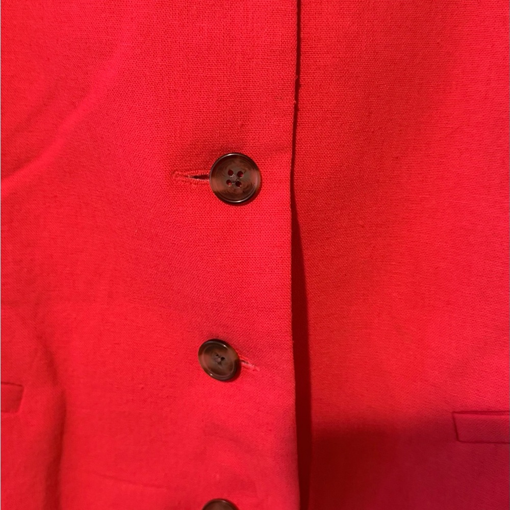 Old Navy Vibrant Red Vest - Picture 2 of 4